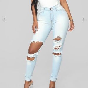 Fashion nova beach bum jeans